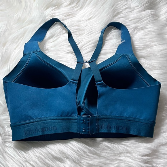 Lululemon 34C Fine Form Bra Bermuda Teal - Yoga Bra Light Weight Smooth fitting - Picture 10 of 16